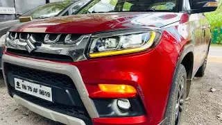 BRAND NEW LED DUAL- PROJECTOR HEADLIGHT INSTALLED ON BREZZA FROM TN -REG