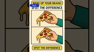 🍕 Spot the Difference | Cheesy Pizza Slice