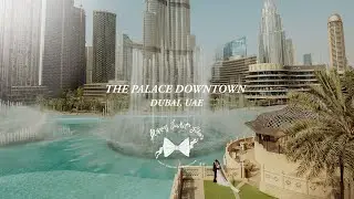 Wedding at the Palace Downtown Dubai with Burj Khalifa and the Dubai Fountain View