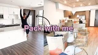 MOVING VLOG: Pack with me + Extreme cleaning + move in with me | moving vlog