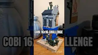 COBI 16x16 CHALLENGE - WW2 MOC #shorts #cobibricks #historia #moc #ww2 #army #history #hobby #lego