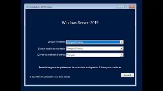 Comment installer Windows  Server 2019