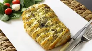 Spinach Braid With Mozzarella and Pecans Recipe