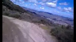 Driving Along a Cliff-side Road in Southern California