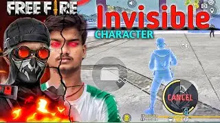 First Time Invisible Character in Free Fire 😱 |How to use 