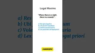 Legal Maxims PERA SDEO paper