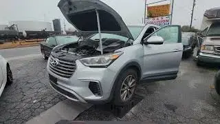 Видеоролик о проверке двигателя Hyundai Santa Fe 2017 года по гарантии на стук от karcheckz #karc...