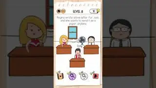 Crazy High School Level 8 Regina wrote a love letter for Jack and she wants to send it as airplane
