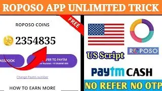 😍Roposo App |🔜 Online script ♊| & |💖Unlimited trick added| in tamil 😍|Tech Tamil Tricks|