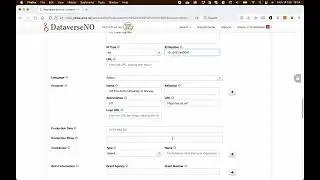 Depositing a dataset in a repository (DocEnhance)