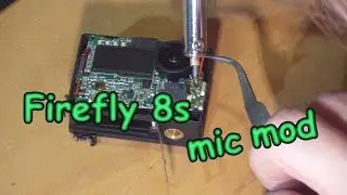 how to replace Firefly 8s action cam microphone / замена микрофона в экшн камере Firefly 8s