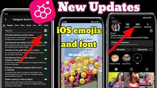 New iOS Instagram For Android 🥳| Honista Lite V4 iPhone Story Setting | iOS 17.4 EMOJIS Font & More!