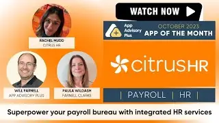Superpower your payroll bureau with integrated HR services with App of the Month citrus HR