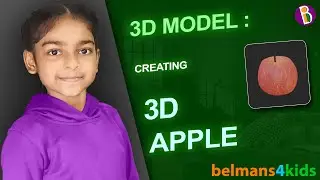 Lesson on | 3D - Creating Apple | Trisha SS Belman | belmans4kids