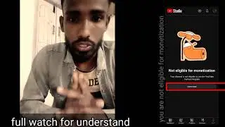 you are not eligible for monetization #Youtub #solved #monetization #problem #t20worldcup #treanding