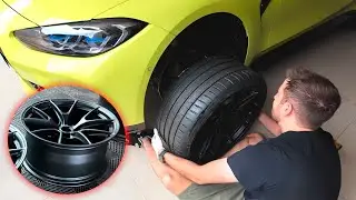 Coloquei RODAS NOVAS aro 20 na BMW M3