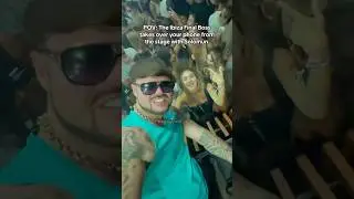 The Ibiza Final Boss takes over your phone from the stage with Solomun&nbsp;#ibiza #ibizafinalboss