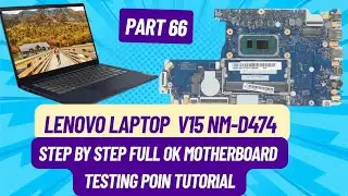 lenovo v14-g2-itl i3 11th cpu nm-d474 laptop motherboard voltage testing point tutorial #laptoprepai