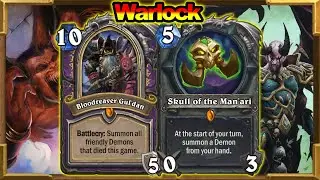 SO MANY DEMONS! Skull of the Man'ari Is OP DUDE! No OOZE YOU LOSE! WILD | Hearthstone