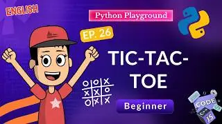 Build Tic-Tac-Toe in Python | Ep 26 #python #pythonforbeginner