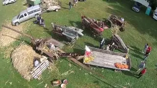 Saturday Videos FARM Club Show 2015 #14 Dave Volkman using a corn shredder