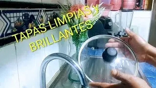 C&oacute;mo LIMPIAR y DESENGRASAR las TAPAS de VIDRIO # facil# cocina# ollas# tips# limpieza 
