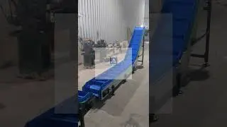 Incline modular belt conveyor #modularbelt #conveyor #foodgrade #madeinindia🇮🇳
