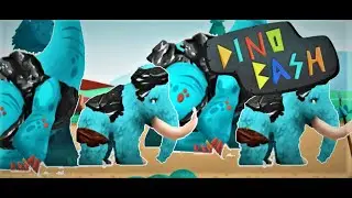 Dino Bash- Brachiosaurus and Mammoth (Level 26 Gameplay)