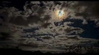 Time lapse of cloud formations in the desert sky