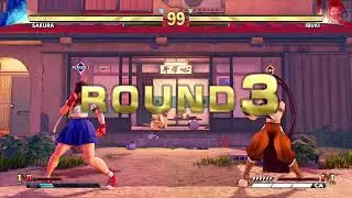 STREET FIGHTER V Sakura vs Ibuki