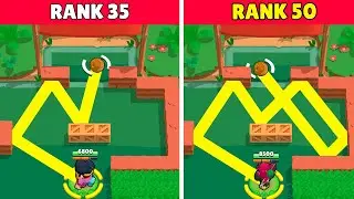 RANK 35 vs RANK 50 TRICKSHOTS! Brawl Stars Funny Moments & Fails & Glitches #1426