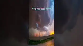 Storm Chasing 2023:  Outflow Dominate #supercellcloud #supercellstorm  #severeweather