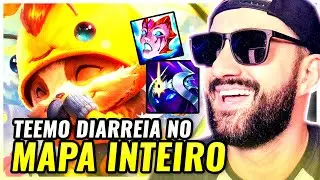 TEEMO CAGANDO PELO MAPA INTEIRO KKKKK DEU BOM?