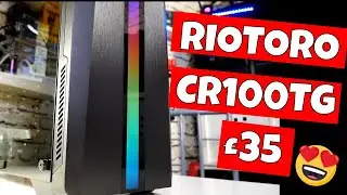Amazing &pound;35 ATX RGB Tempered Glass Case Riotoro CR100TG