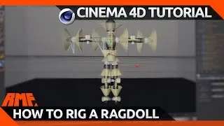 Cinema 4D Tutorial - How to Rig a Rag Doll