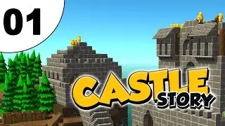 Castle Story v0.7.6  #01 (VAMOS JOGAR) Gameplay em Portugu&ecirc;s - A primeira noite [PT-BR]