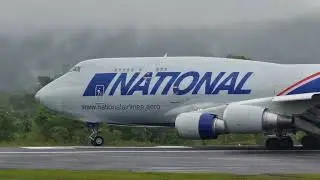Boeing 747-428(BCF) Landed at SOCA Airport (French Guiana)