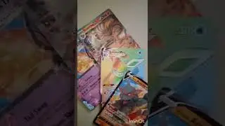 opening a shiny pokemon card the last card is awesome