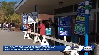 Candidates for mayor of Manchester make final push as voters head to polls