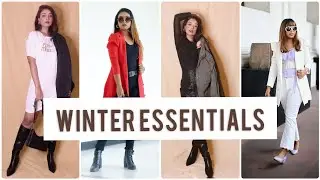 Winter Wardrobe Essentials /Winter Layering with basic pieces/Winter Fashion Trends 2020-Vogueinvein