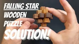 Falling Star Puzzle &ndash; How to Solve This Classic Wooden Brain Teaser!