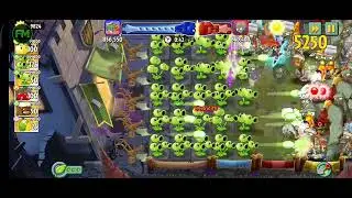 Threepeater Max 200 mastery level, PVZ 2 battle arena