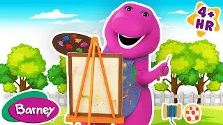 Drawing & Painting with Barney | Art & Creativity for Kids | NEW  Compilation | Barney the Dinosaur