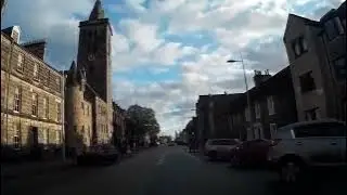 Winter Road Trip Drive With Music To North Street On History Visit To St Andrews Fife Scotland
