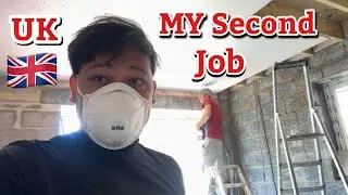MY SECOND JOB IN UK 🇬🇧 // MAKINGS BUILDING, REPAIRING HOUSE 🏠 MAKING CEILING