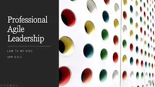 Professional Agile Leadership - Topics For Discussion (Topic 1)