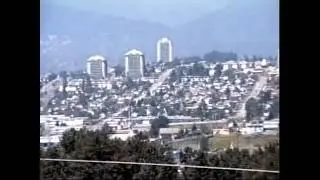 The view North from Burnaby General Hospital towards Brentwood and Capitol Hill in 1988