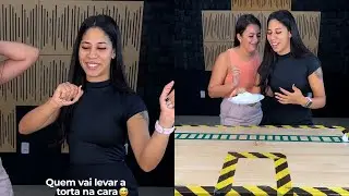 DESAFIO DO DADO: Perdeu leva torta na cara!