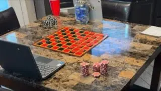 Checkers poker game ￼og king c vs uncle P