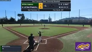 SFSU Baseball - GM1 1o5 SFSU Gators @ U. of San Francisco (2024.10.19)